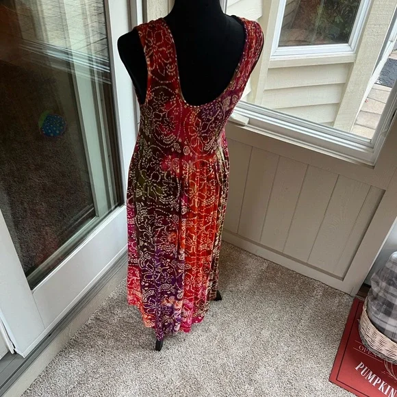 Noelle Multicolor Sleeveless Maxi Dress - Picture 4 of 8